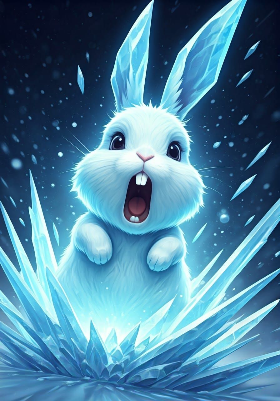 Winter Witch Transforms Rabbit in Icy Spectacle