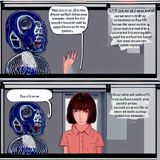 AI Sadness: A Conceptual Image