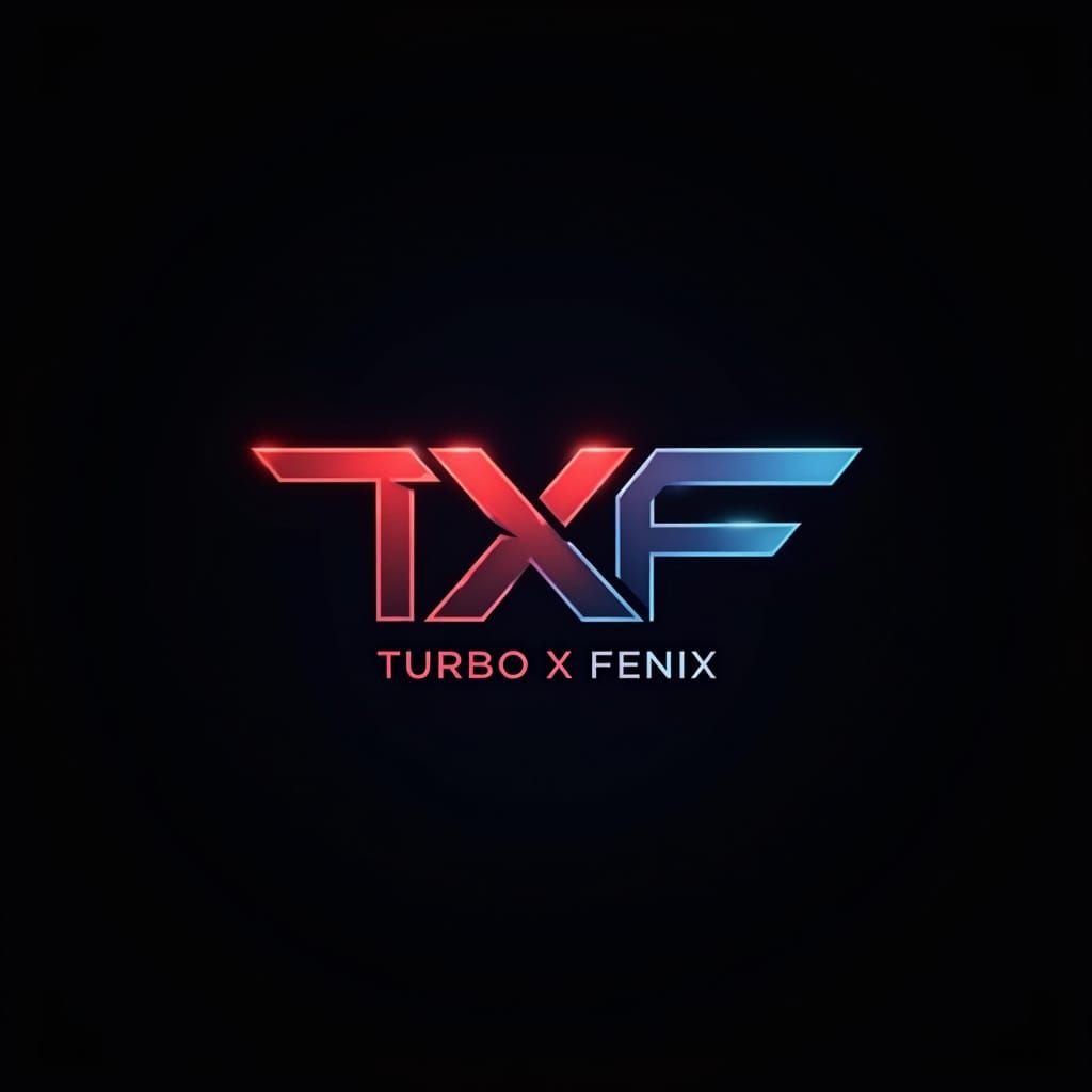 Futuristic Geometric Logo for TXF Brand
