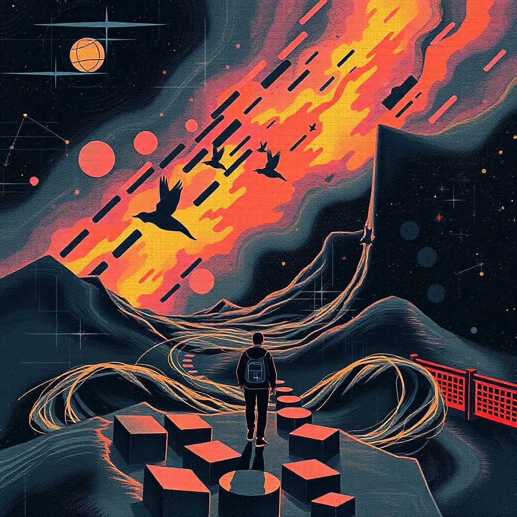 Abstract Homecoming with Glitch and Constellations