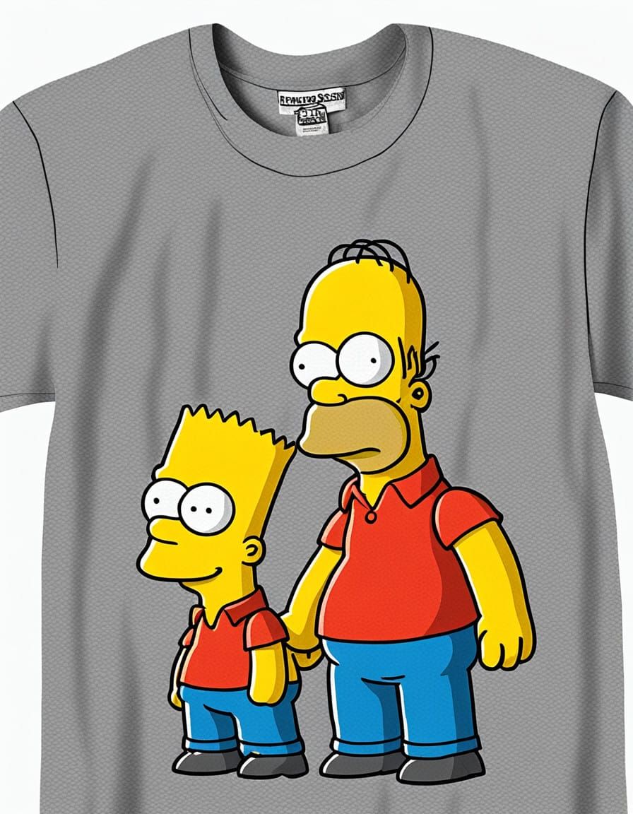 A banned Simpsons Tee-shirt
