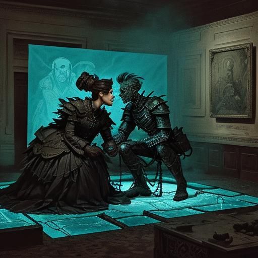 Surreal War Game: A Digital Painting