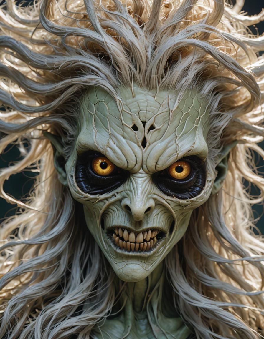 Ultra-Realistic Banshee Portrait in Detailed Matte Painting