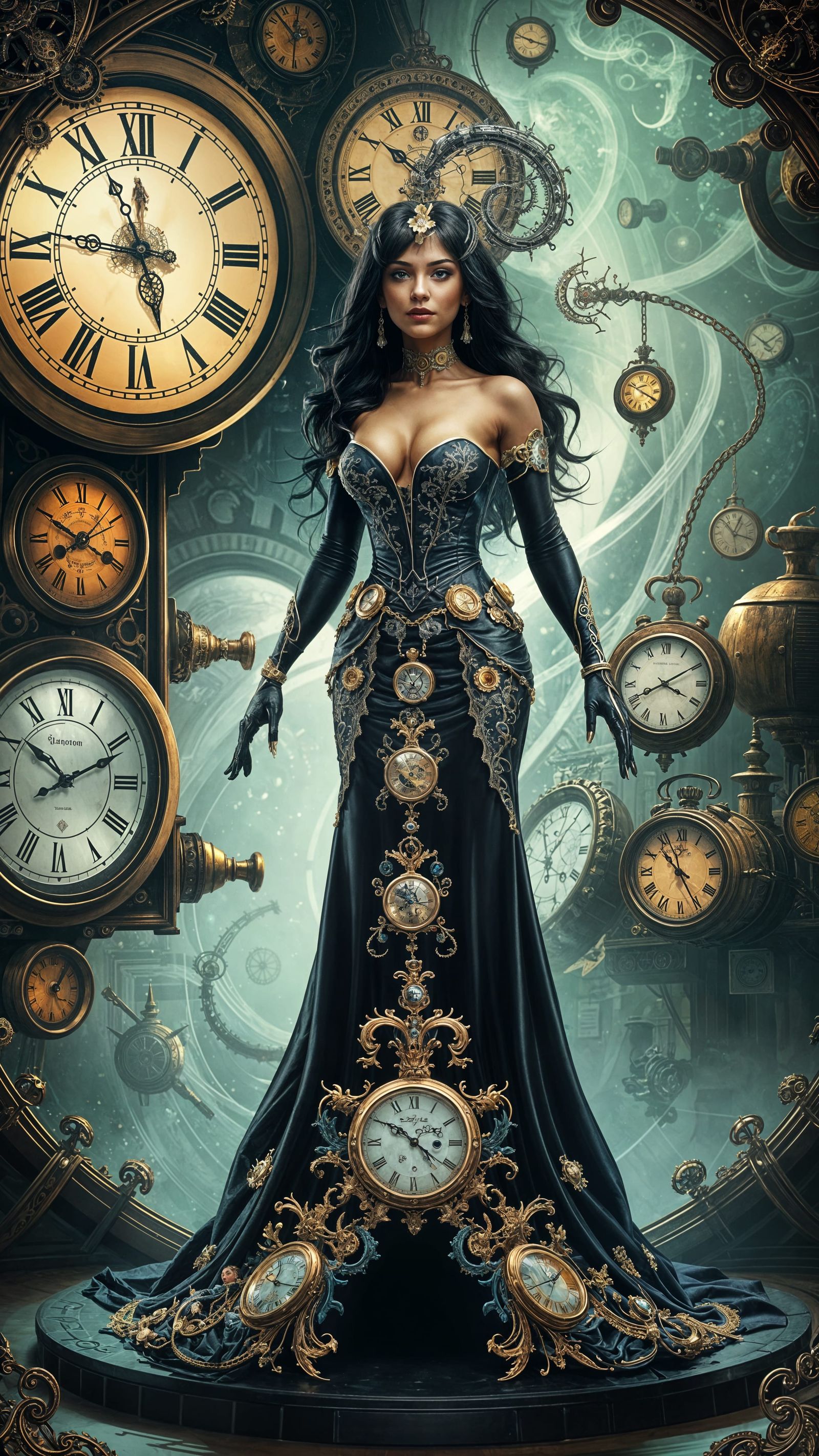 The Chronomaiden: Mistress of Time in Her Lair