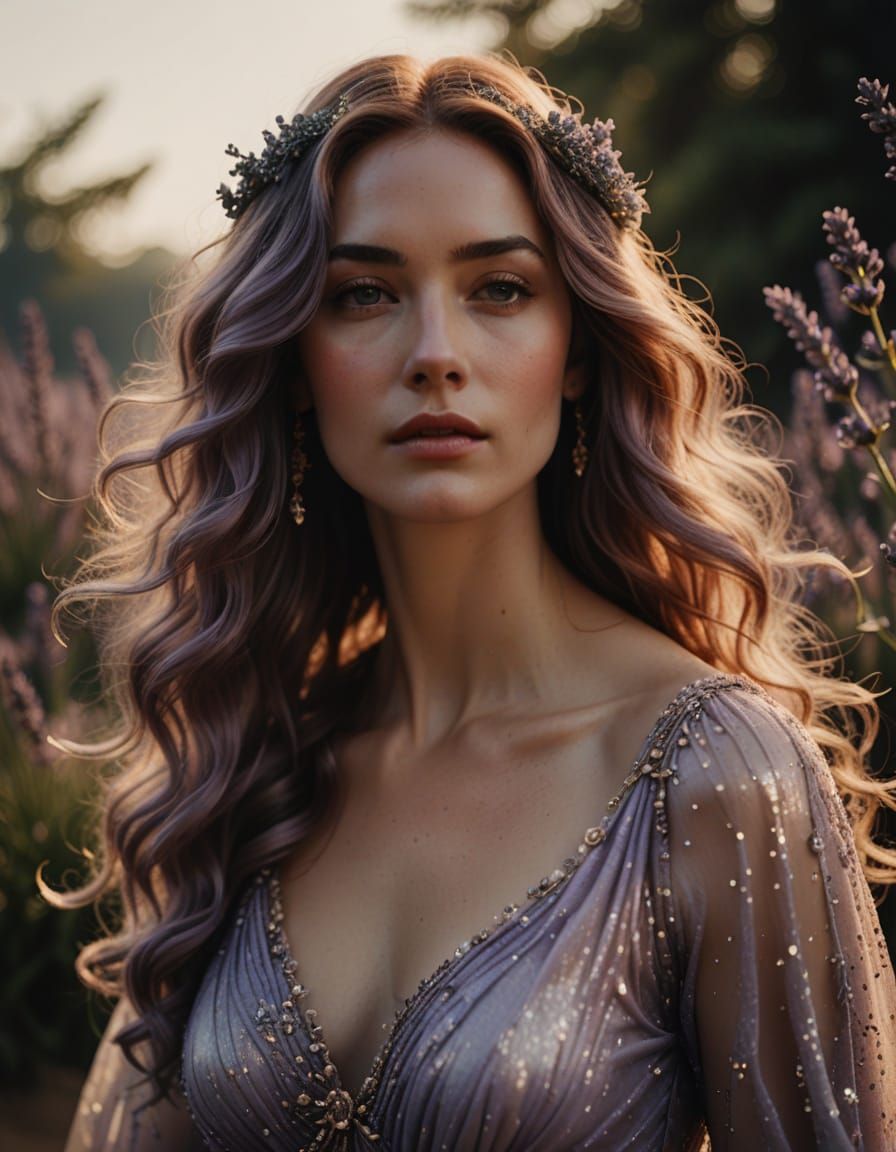 Goddess in Dreamlike Elegance