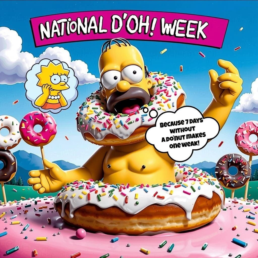 Homer Simpson's Glazed Donut Fantasy