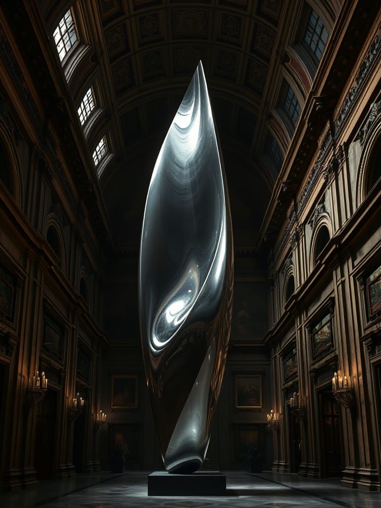 Abstract Knowledge is Power Sculpture