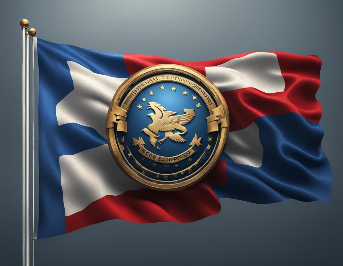 Flag that is used as emblem from the professional union of "Tech Support" specialists in the world. The notion is for In...