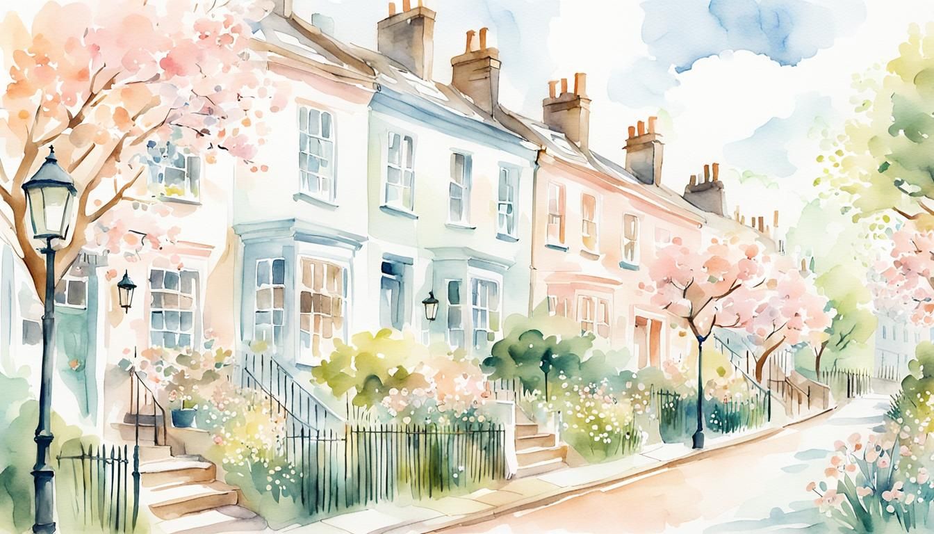 Create a watercolor illustration inspired by the beloved Pad...