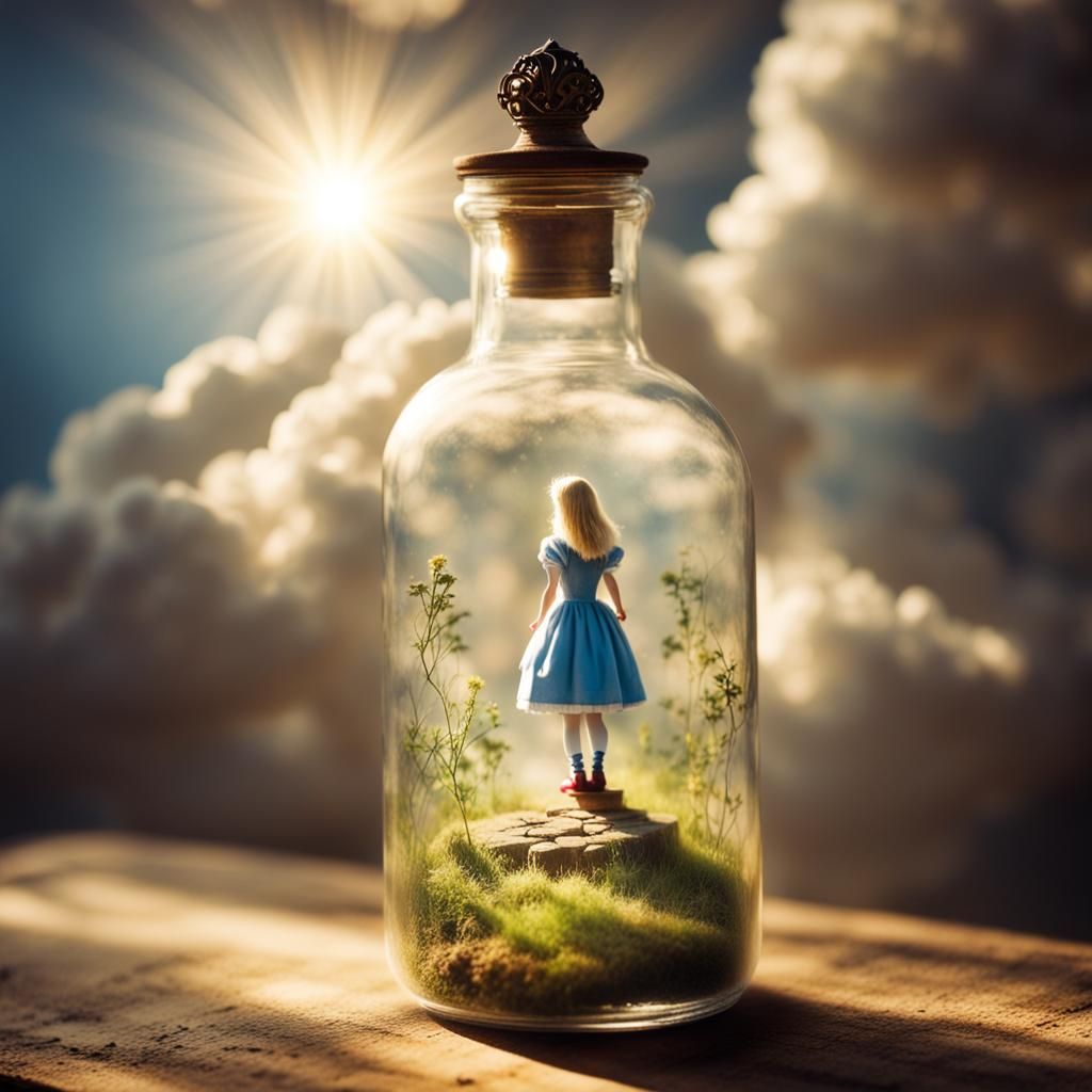 Alice in Wonderland in a Bottle