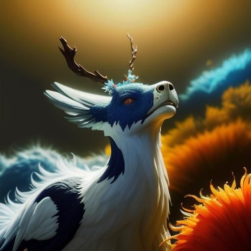 Surreal Glamour: A Vibrant 3D Masterpiece