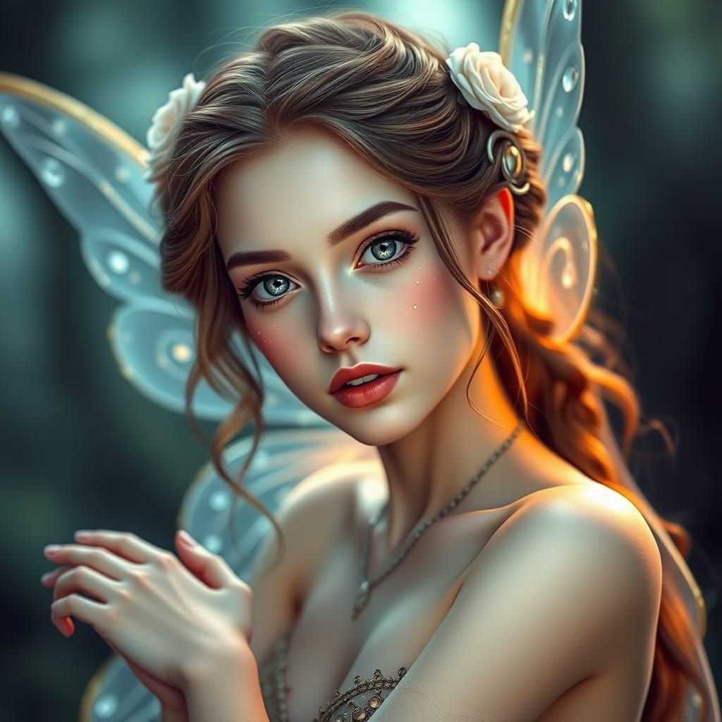 Ultra-Realistic Fairy: Stunning 8K Panoramic View