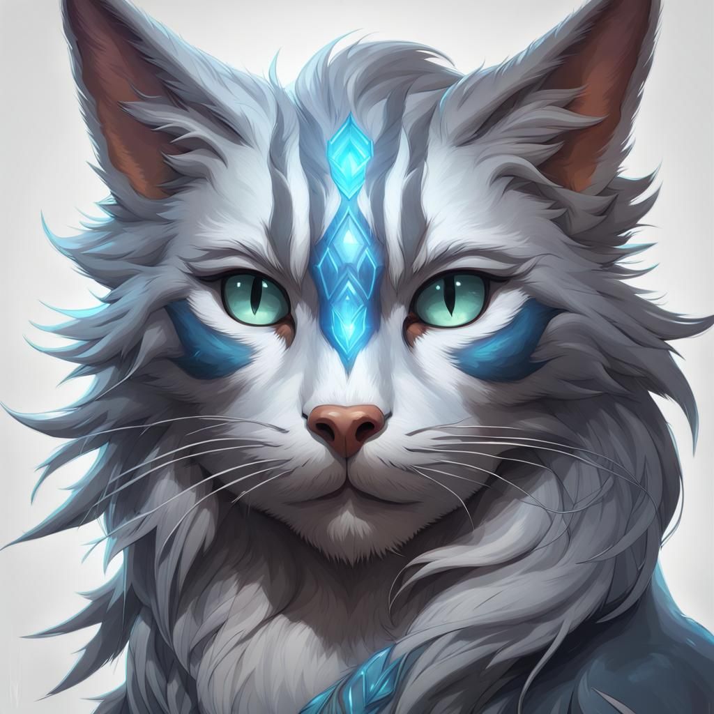 Detailed Portrait of Jayfeather in Hyperrealistic Style