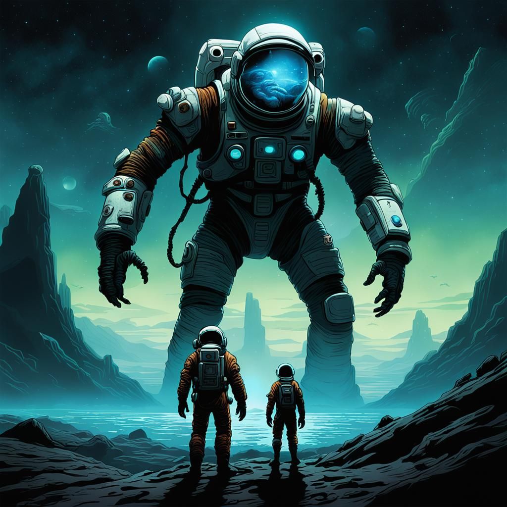A lone astronaut, stranded on a desolate planet, discovers a...