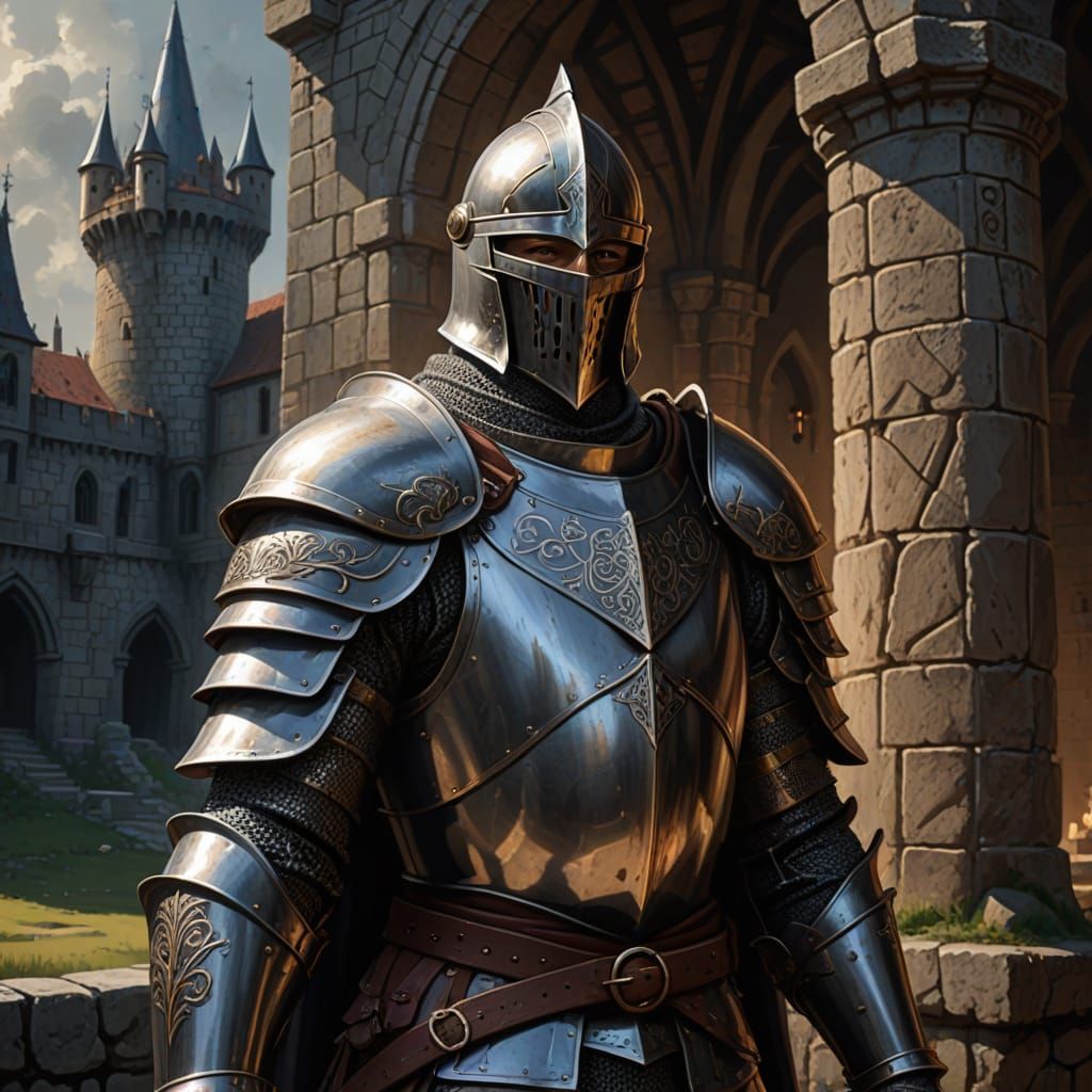 Knight in Armor Concept Art - Fantasy Illustration