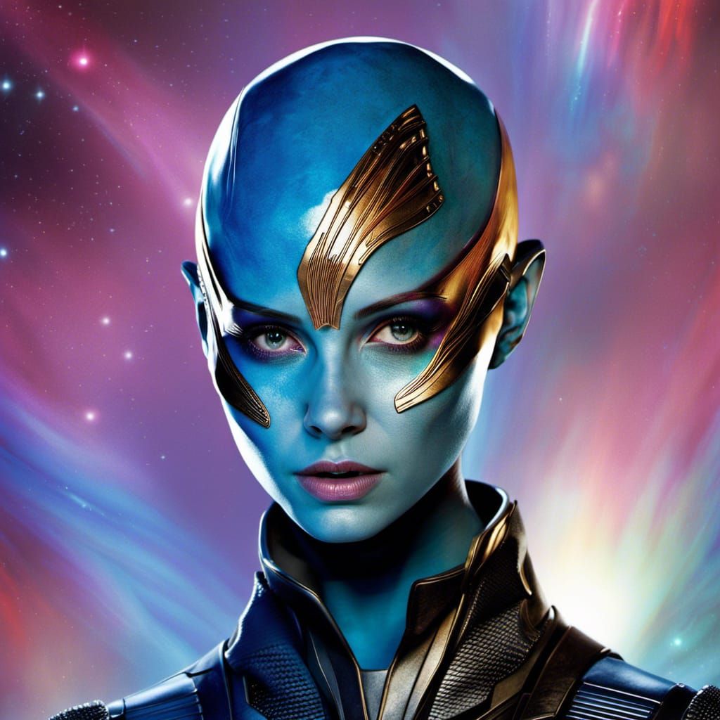 Nebula Portrait from Guardians of The Galaxy