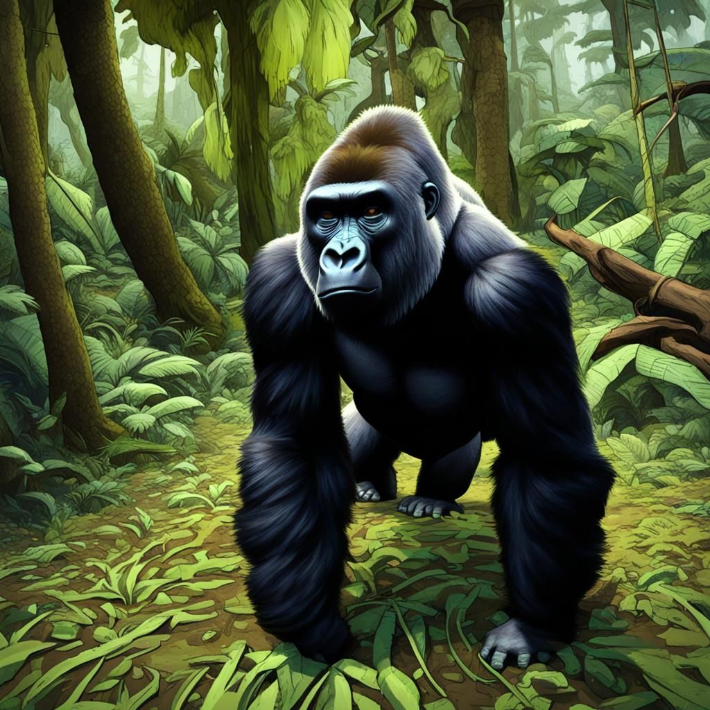 Gorilla Tag VR Game Character