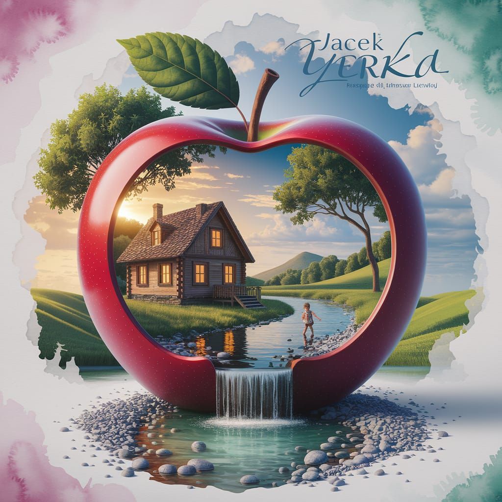Living in an apple
