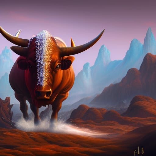 Europa and the Bull: Surreal Art