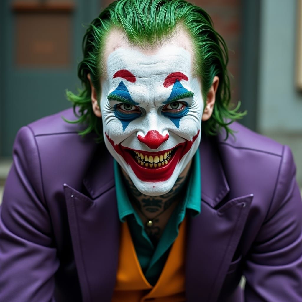 Jared Leto as Joker: A Digital Art Portrait