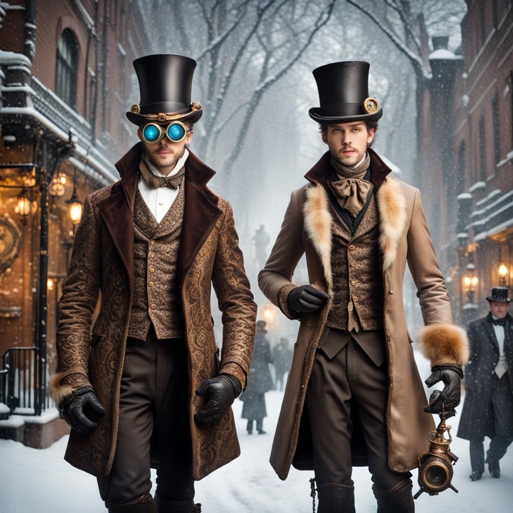 Steampunk Winter Magic: Victorian Clockwork Fantasy
