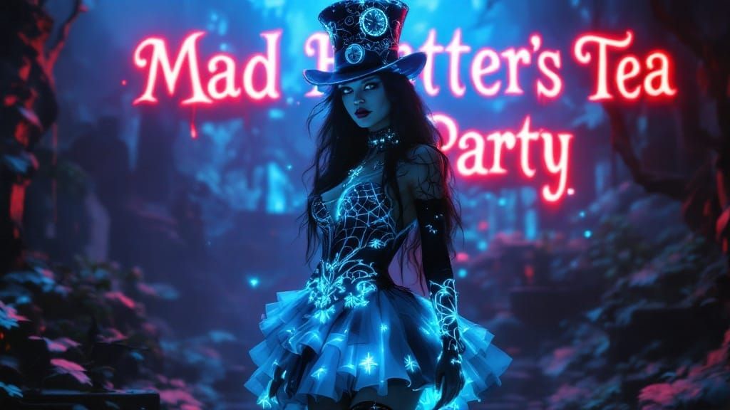 Gothic Goddess in Victorian Splendor