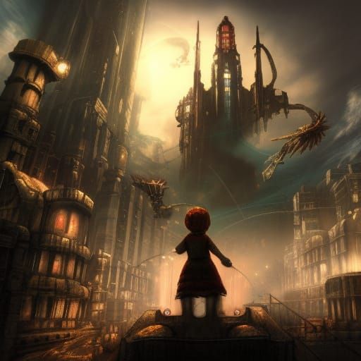 Bioshock Inspired Fantasy Concept Art in Unreal Engine