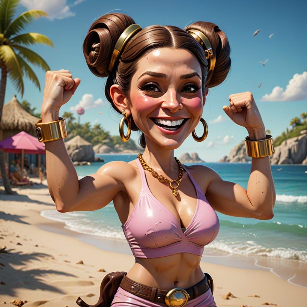 Beach Leia