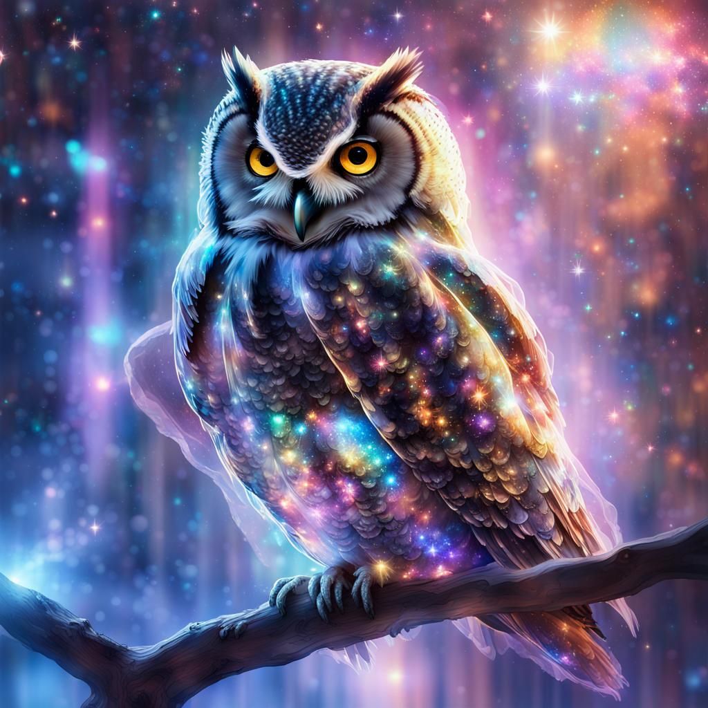 Holographic Ghost Owl Projection in Cosmic Style