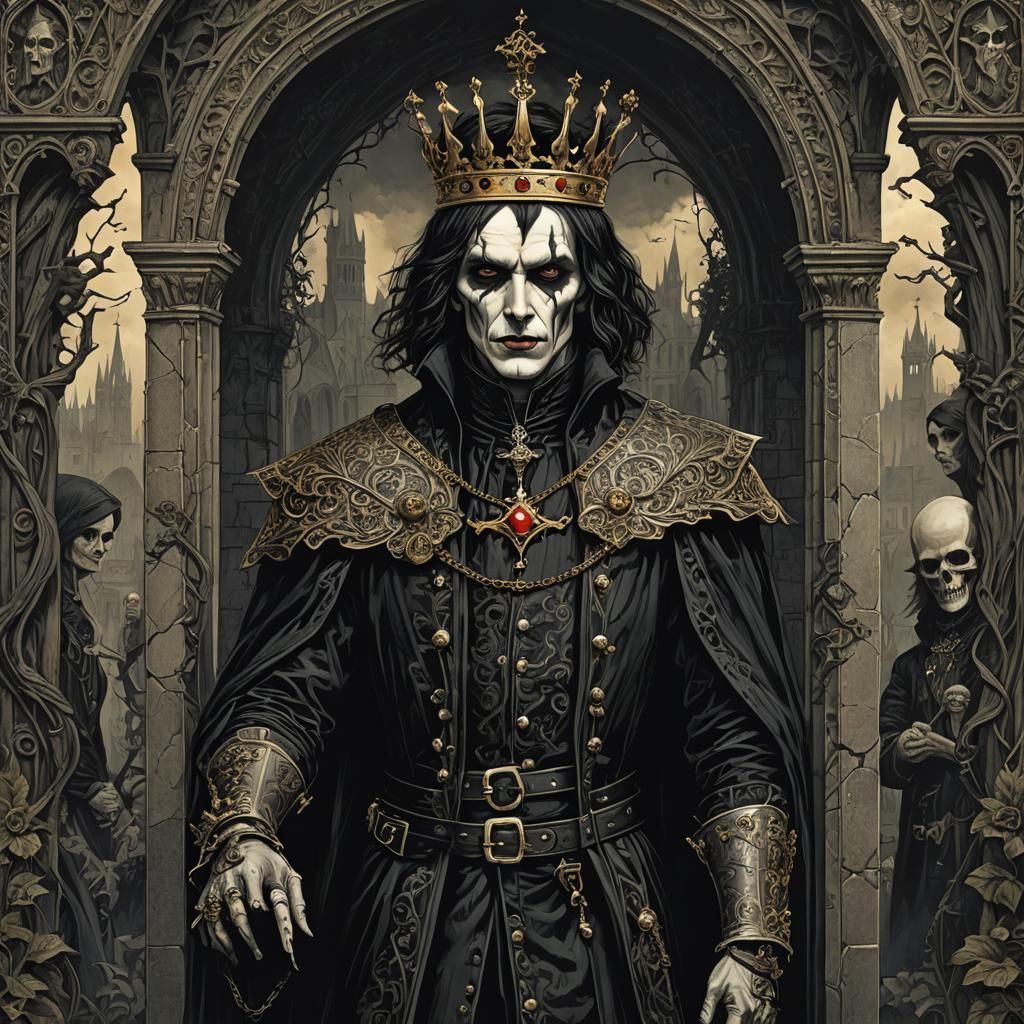 Gothic Illustration of the King's Fool