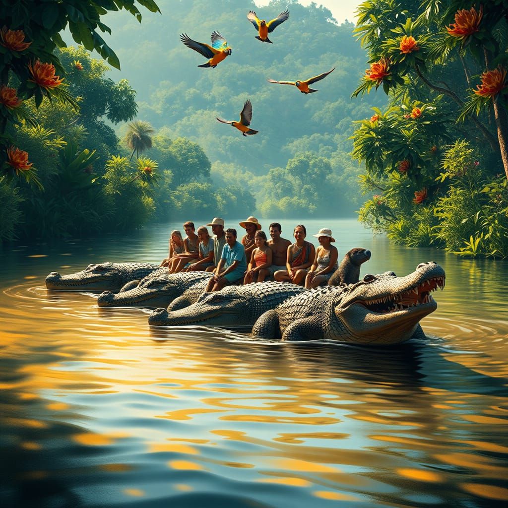 Amazonian Dreamscapes: A Fantastical Voyage