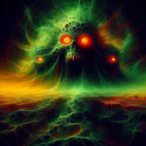 Eerie Whimsical Surreal Abstract: Vivid Photography