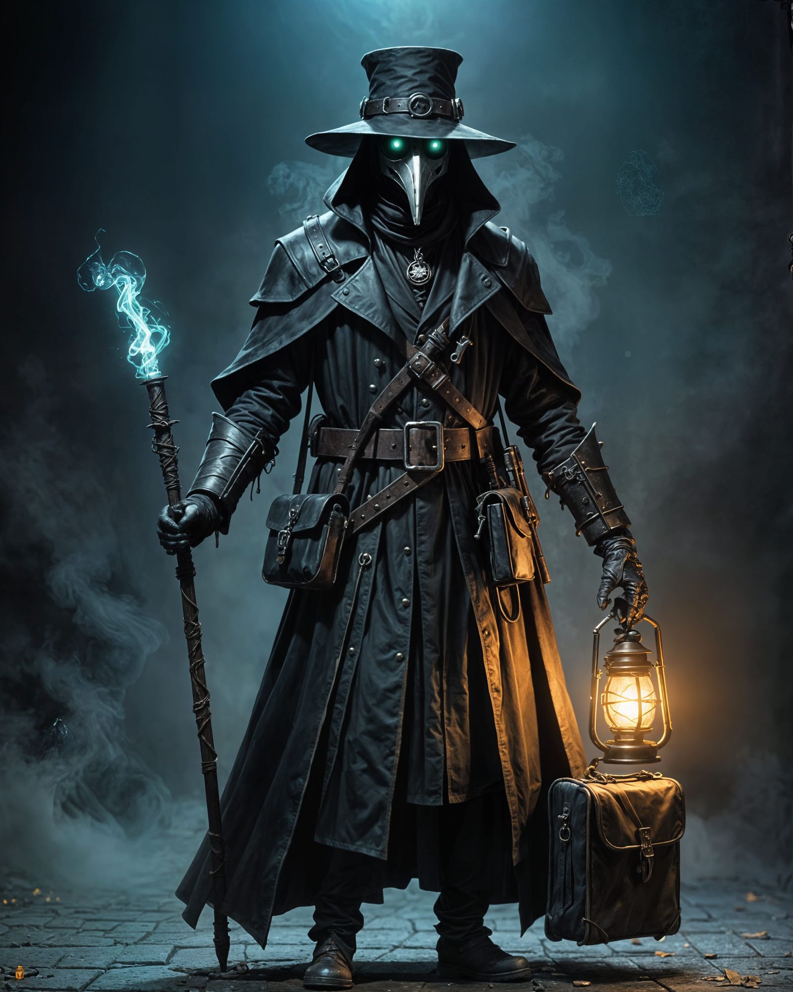 D&D Plague Doctor with Unholy Aura