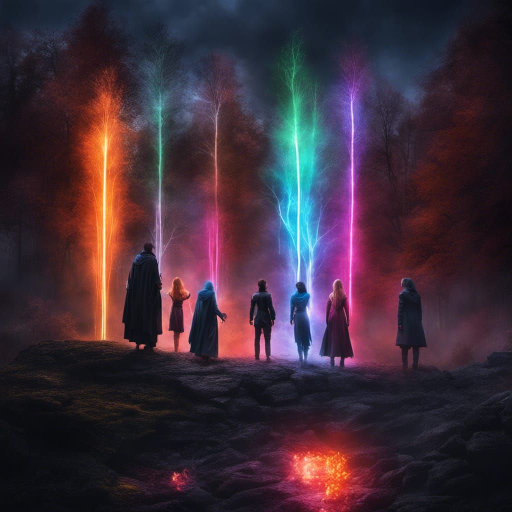 Seven Souls in a Magical Forest