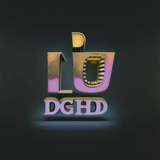 5D Light Comics Logo with Pink Letter L