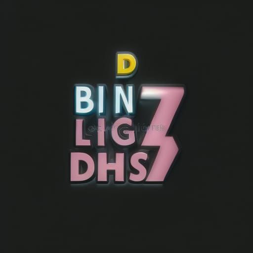 5D Light Comics Logo with Pink Light