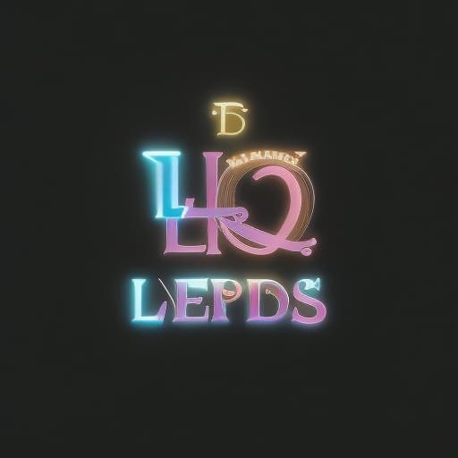 5D Light Comics Logo with Pink Illuminated L