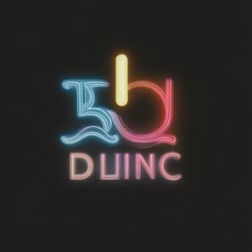 5D Light Comics Logo with Pink Letter L