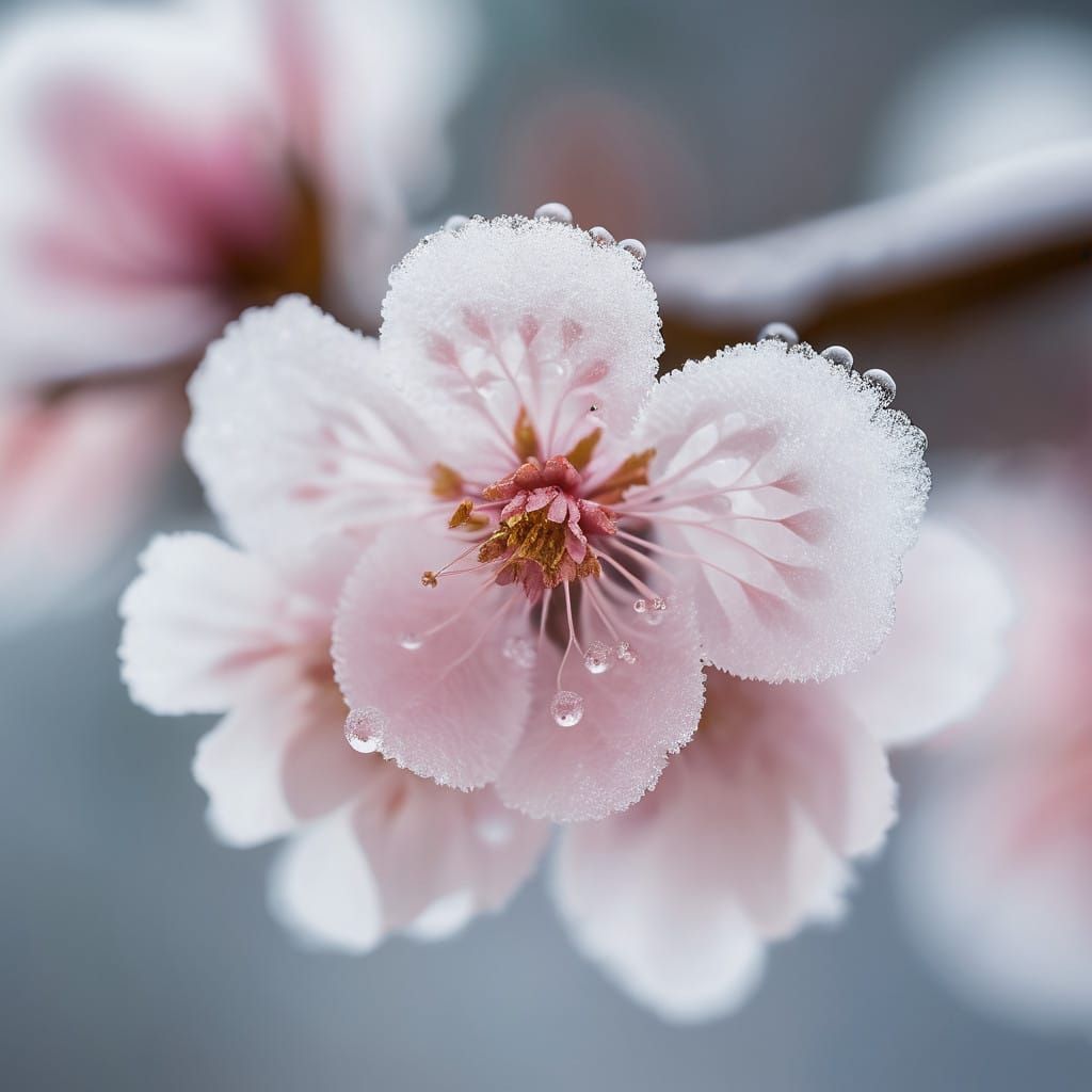 Sakura Blossom in Ethereal Glow