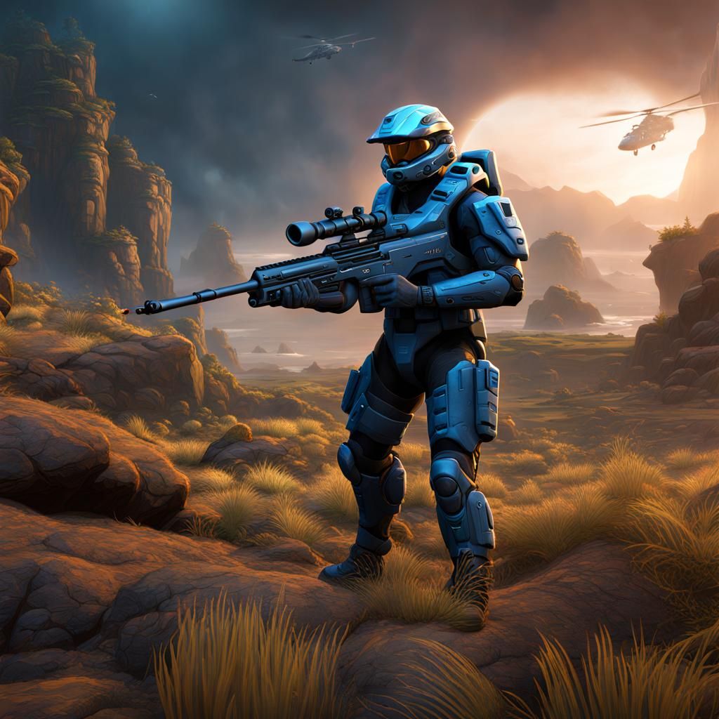 Halo CE Marine with Sniper Rifle