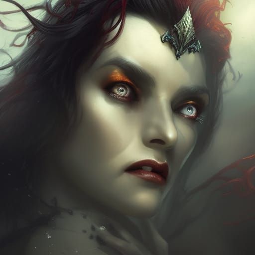 Goddess of Death: Dark Fantasy Concept Art