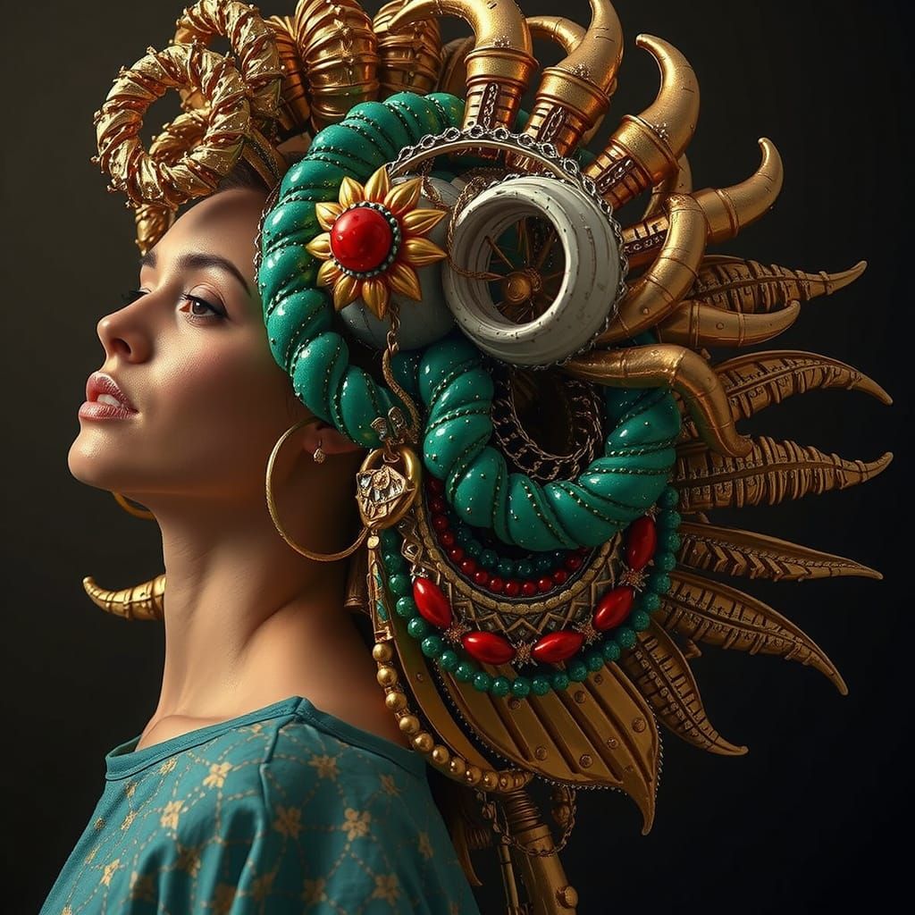 Hyperrealistic Maximalist Art With Vivid Colors