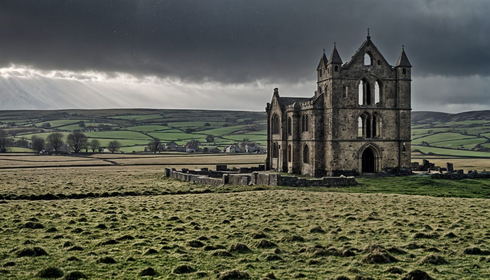 Mystical Medieval Steppes in Early Spring