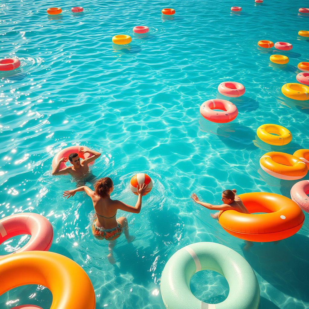 Joyful Summer Sea Adventure in Fantasy Style