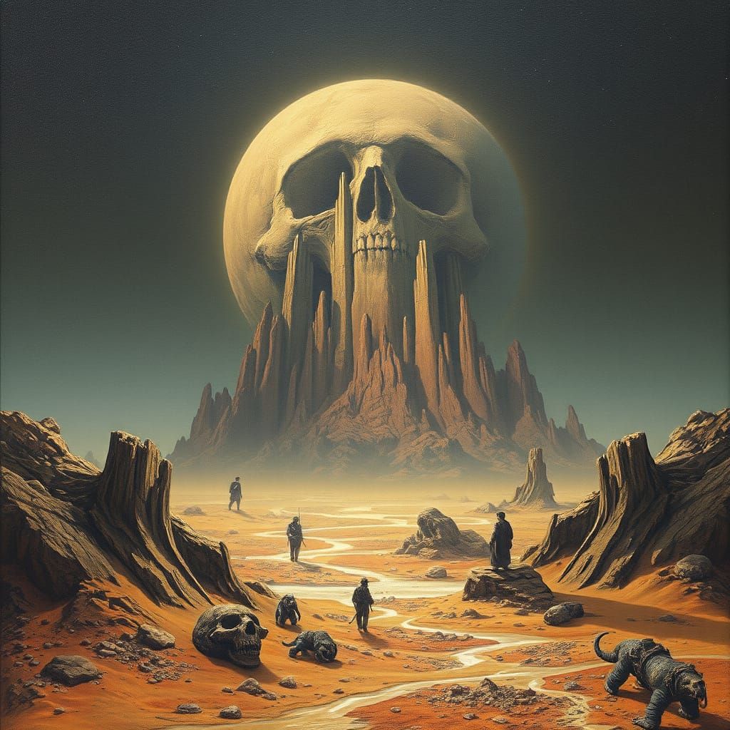 Dystopian Desolation in a Surreal Style