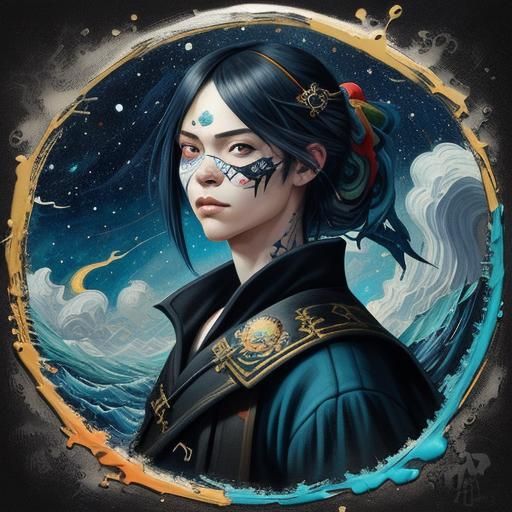 Epic Pirate in Starry Night Fantasy