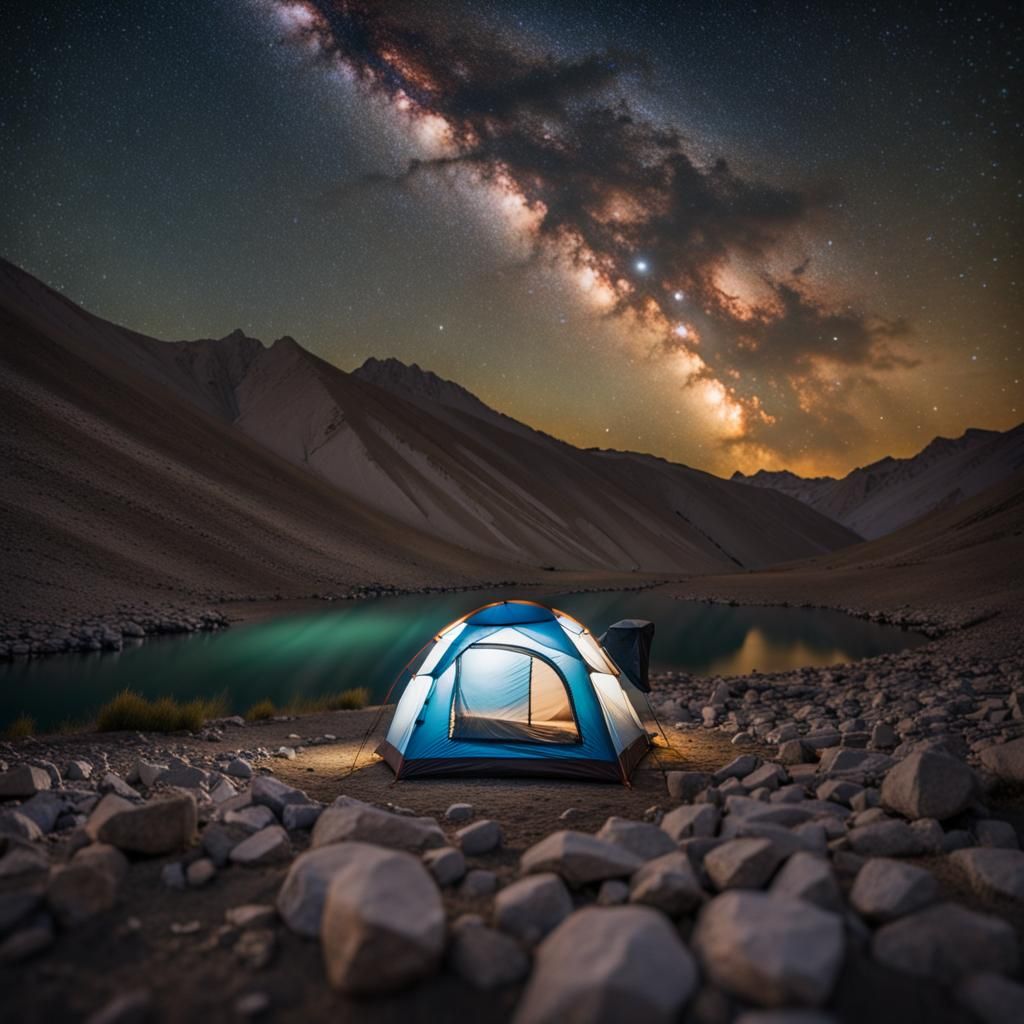 Breathtaking Kazakhstan Camping Spot: Professional Photograp...