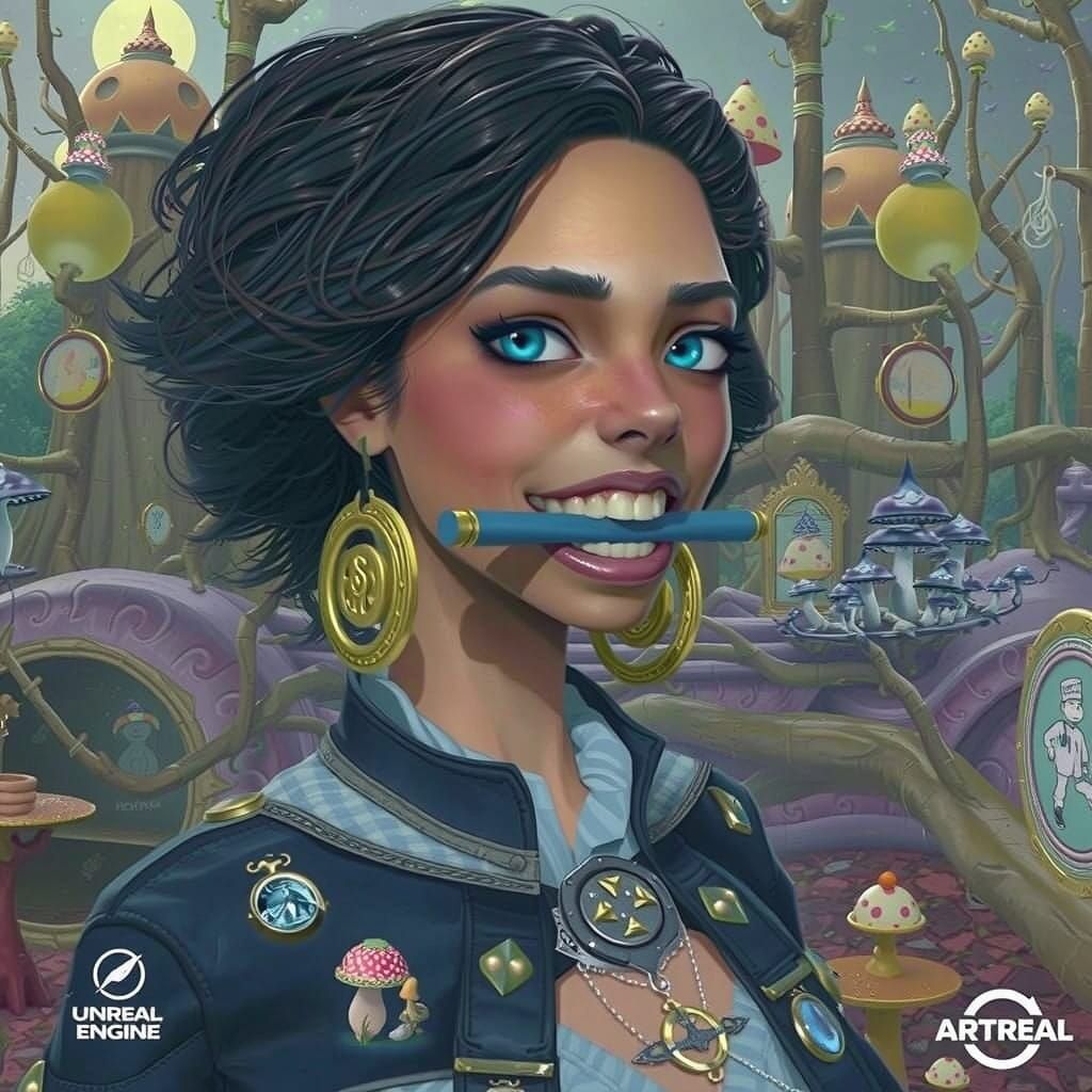 Tree Branch Muffled Converse in Mystical Forest