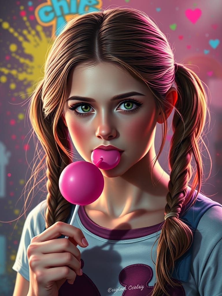 Topanga Lawrence in Whimsical Hyperrealistic Art