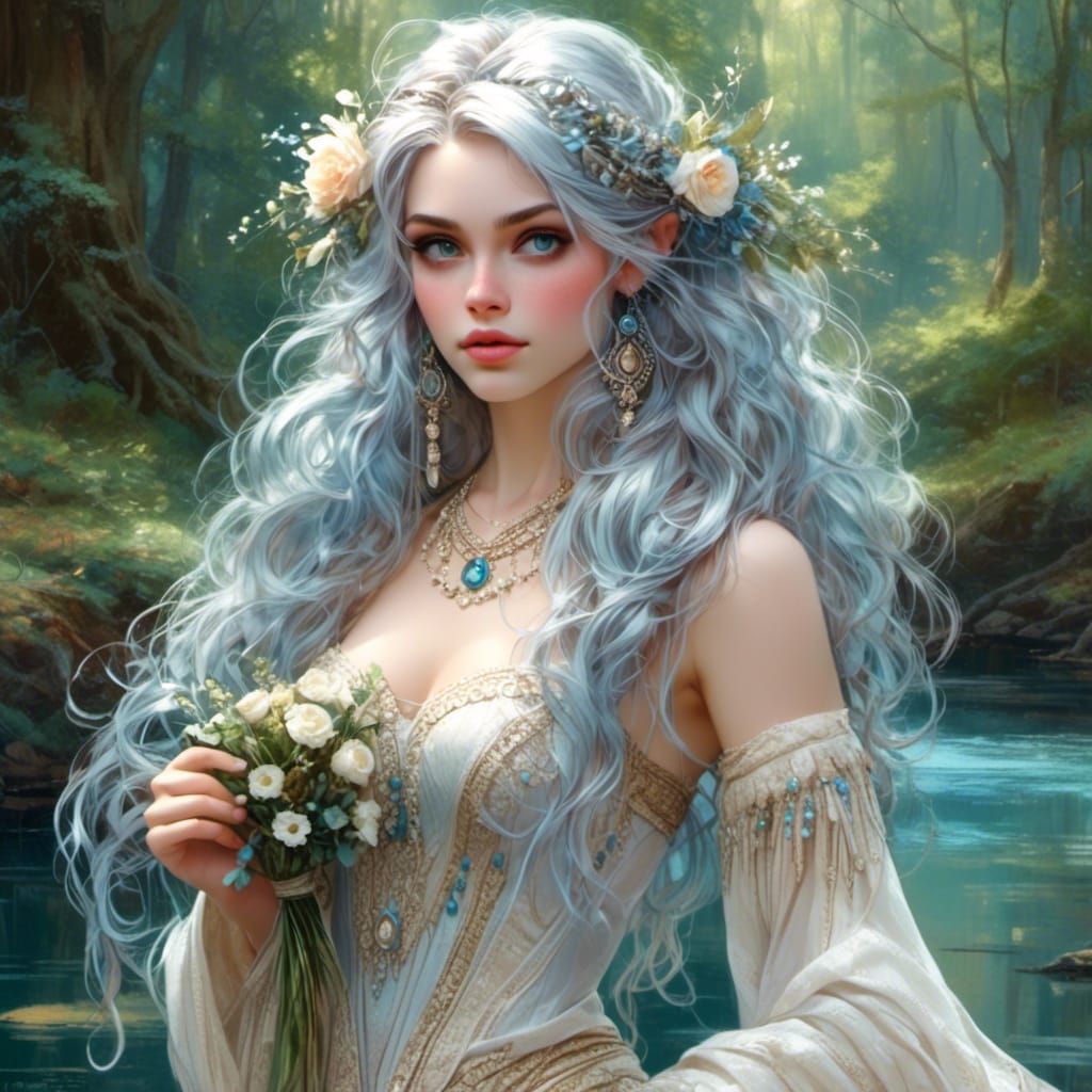 Boho Forest Fairy at Enchanted Lake